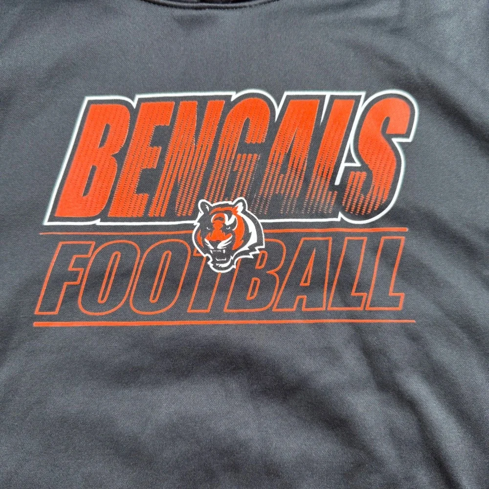 NFL Cincinnati Bengals NWT Youth Hoodie Black Large 14/16 School sweatshirt
